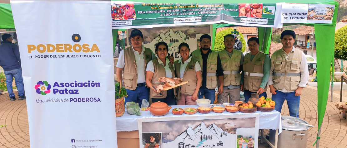 Poderosa participa en la IV Feria Agropecuaria, Gastronómica y Agroindustrial de Sartimbamba