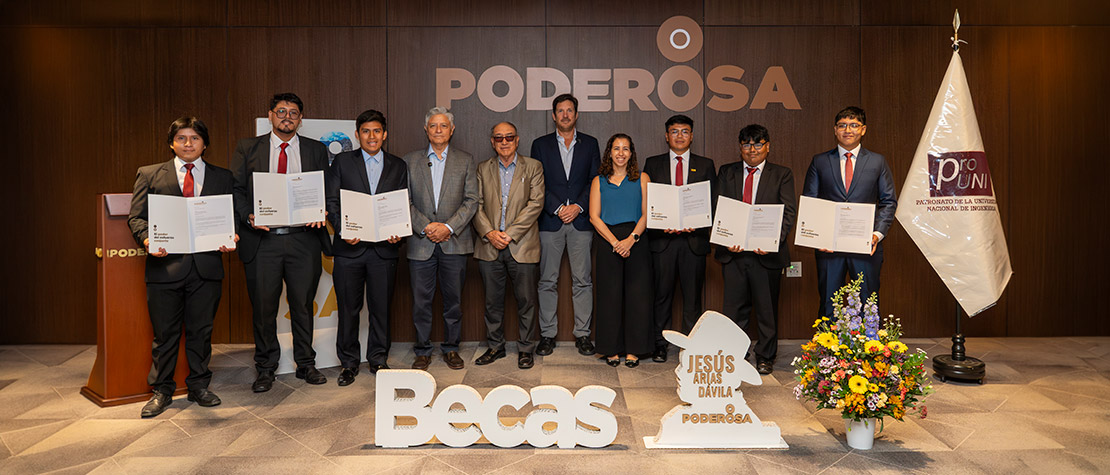 Beca Jesús Arias Dávila de Poderosa impulsa el talento y la excelencia académica en la UNI