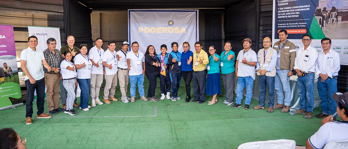 Tres proyectos comunales del distrito de Pataz ganan fondos concursables de Poderosa y Asociación Pataz