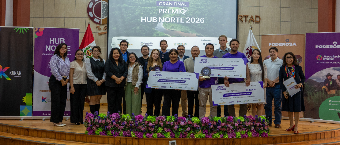 Premio Hub Norte 2026 reconoce a cuatro emprendimientos que transforman el nororiente del Perú