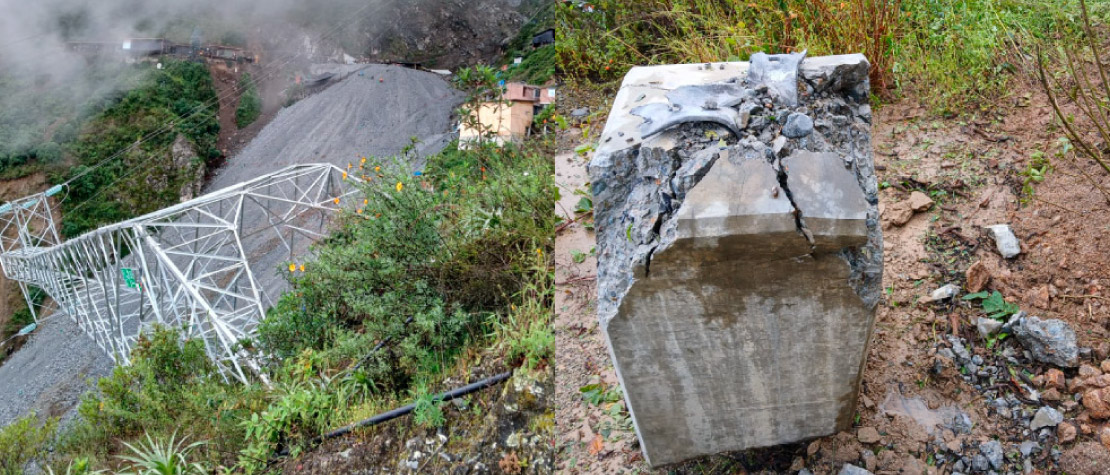Mineros Ilegales dinamitan torre de alta tensión y asesinan a minero artesanal