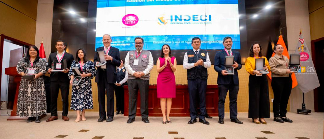 PODEROSA recibe reconocimiento de INDECI