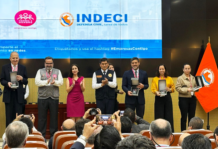 PODEROSA recibe reconocimiento de INDECI