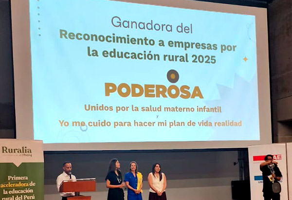 Minera Poderosa es reconocida por su impacto positivo en la educación rural en Pataz